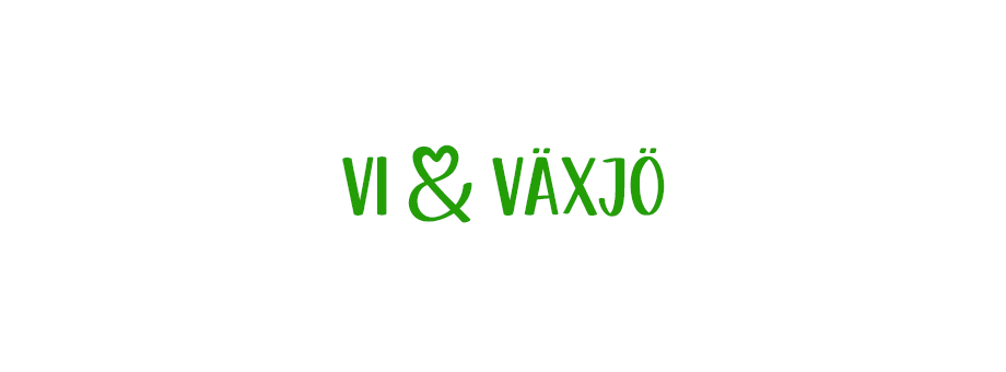 En bild av Vi och-hjärta Växjö utskrivet i VXOcaps